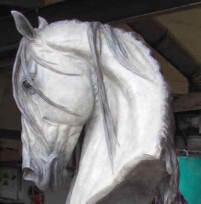 Bronze Sculpture Horse Head
