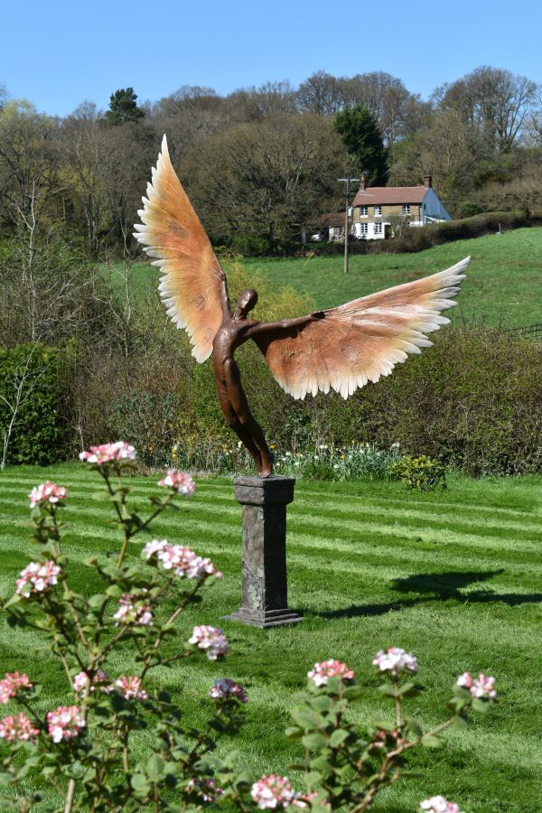Icarus I (Bronze garden sculpture)