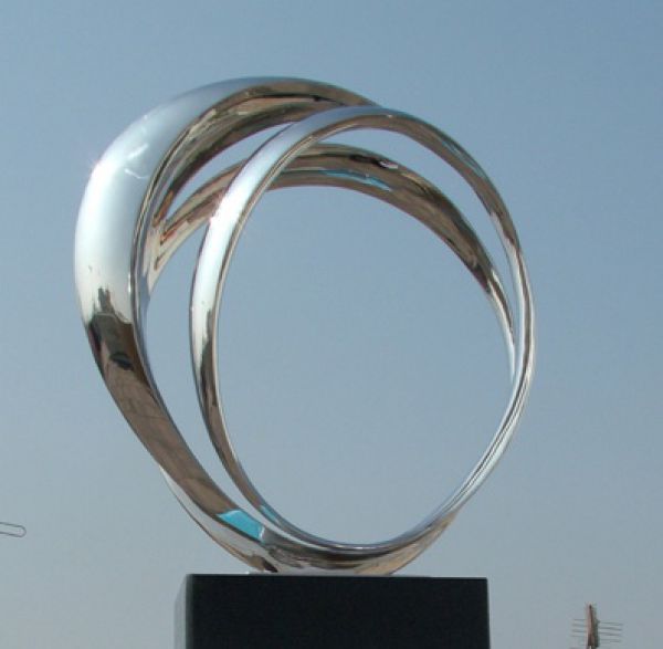 Very Large Contemporary Stainless Steel Sculpture