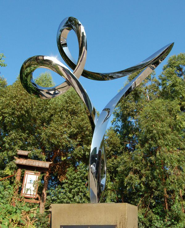 Large Contemporary Stainless Steel Sculpture