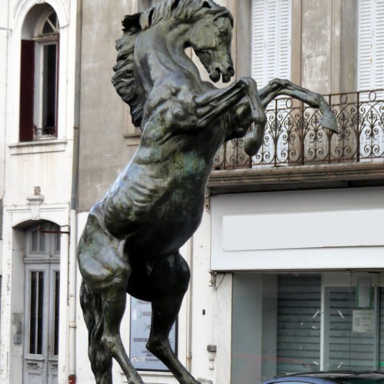 Rearing Bronze Stallion Statue, Life Size Statue of Stallion, Rearing
