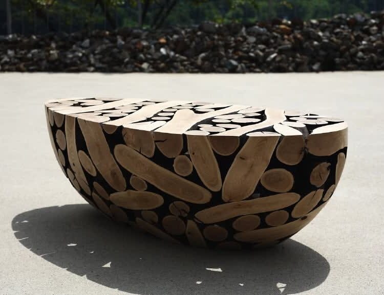 'TREE LOG SCULPTURES'