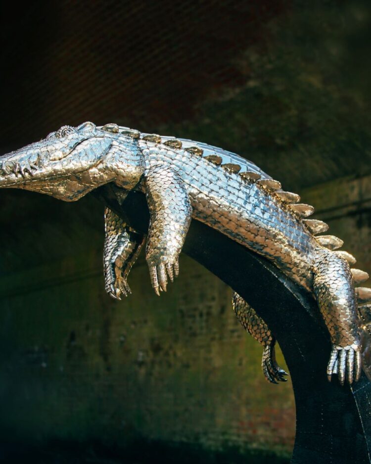 'BASKING CROCODILE'