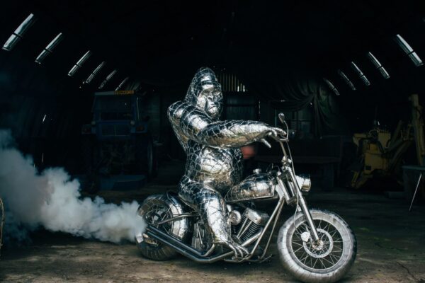 'GORILLA ON A MOTORCYCLE'