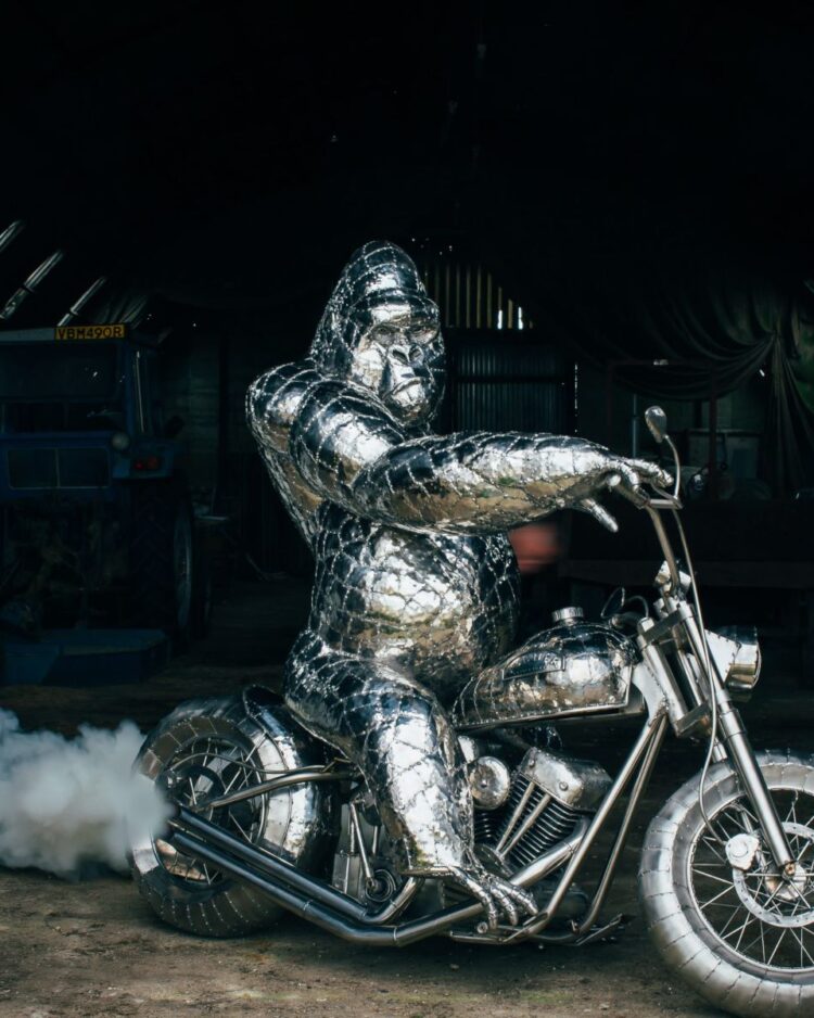 'GORILLA ON A MOTORCYCLE'