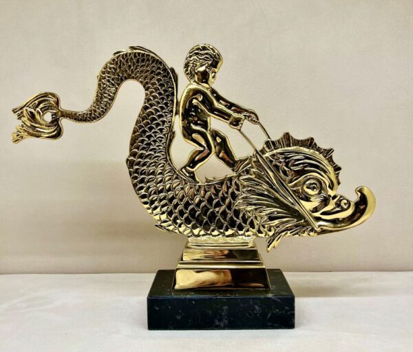 'DOLPHIN WITH PUTTO'