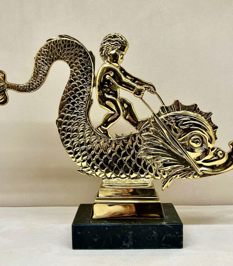 'DOLPHIN WITH PUTTO'