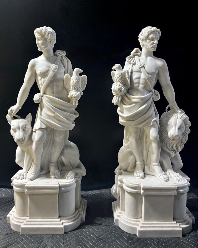 'ROMAN WITH DOG'