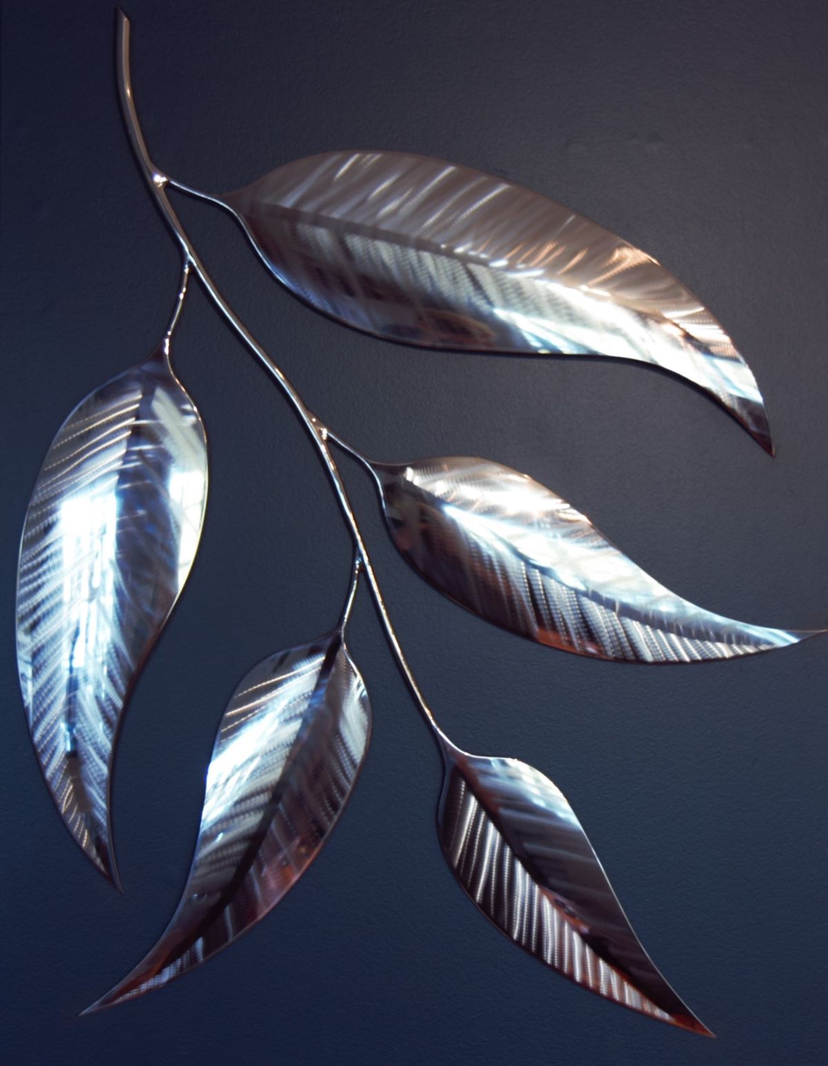 Stainless Steel LEaves Scullpture