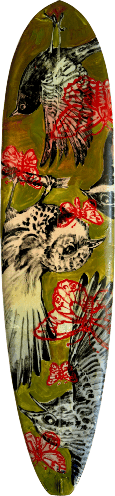 Bromley surf board birds