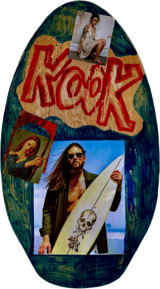 David Bromley Skim Board 27 BACK David Bromley Skim Board