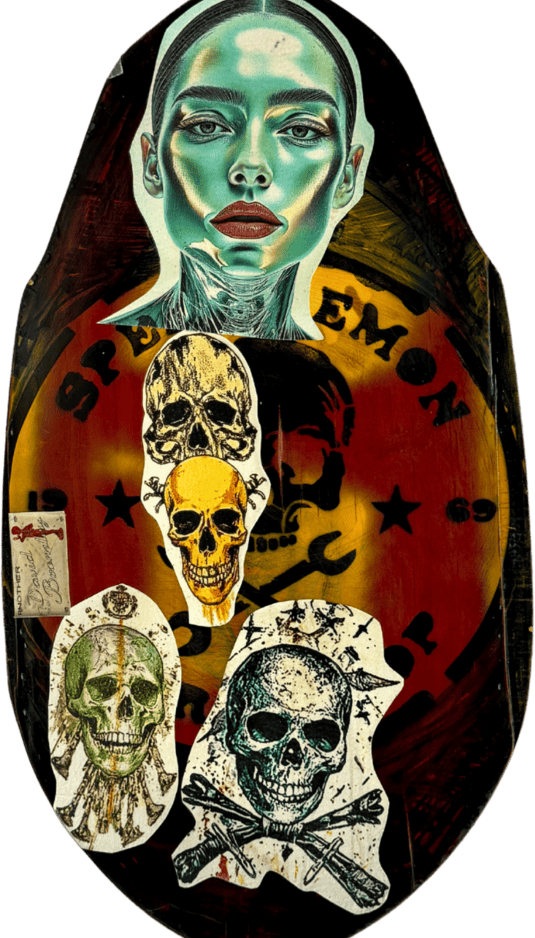 David Bromley Skim Boards for sale Skulls