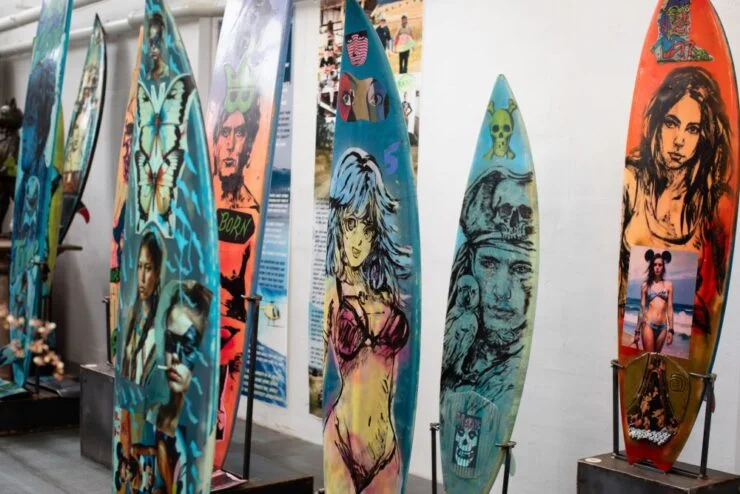 David Bromley Surfboard Art